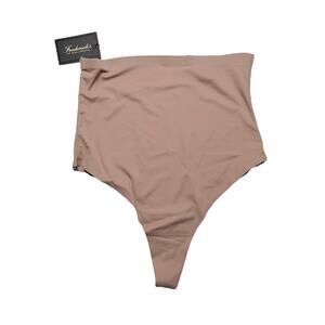 Frederick's of Hollywood Hollywood Shaping High Waisted Thong Nude Size 3X/4X